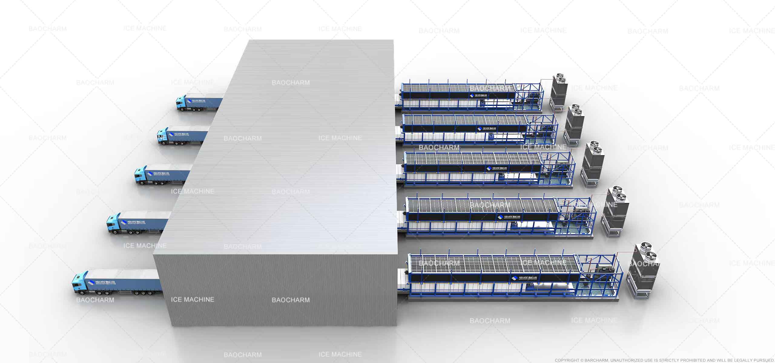 Cold Chain Logistics ice factory machine plant making