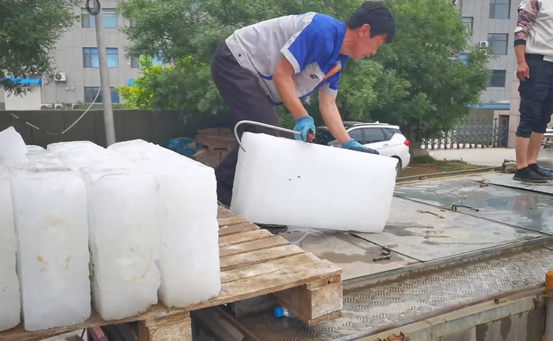 Customer Case ice making machine for business