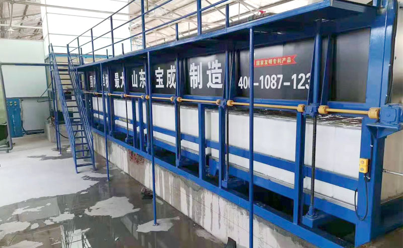 Customer Case ice block moulding machine