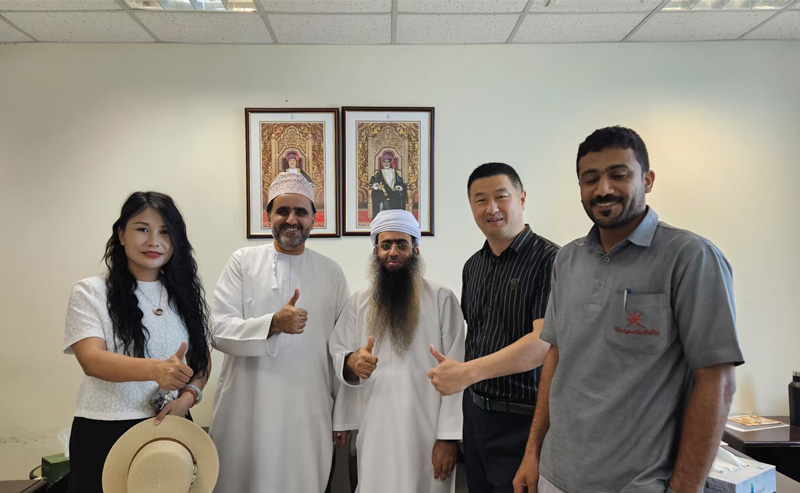 BAOCHARM explora cooperação internacional em soluções industriais de máquinas de gelo para processamento e conservação de frutos do mar durante visita a Omã.