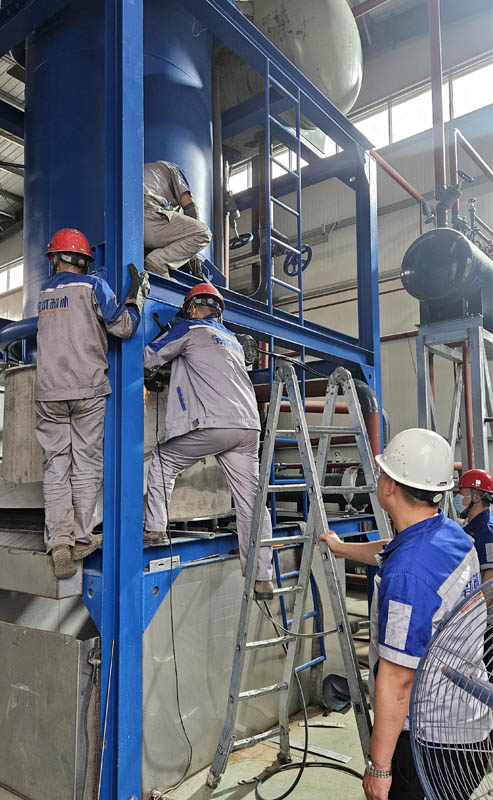 Ice Tube Machine installation